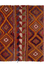 Vintage Türk Damalı Tulu Halı 116 x 162 cm