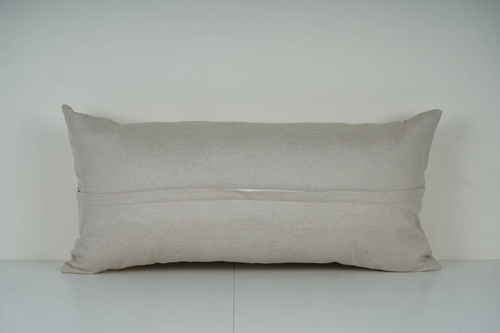 Tavus Kuşu Desenli Suzani Kırlent Kılıfı 40 x 85 cm
