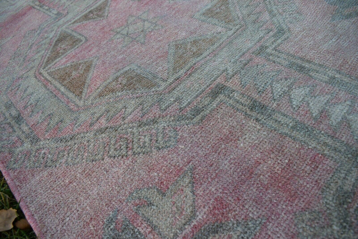 Vintage Herki Halı Yolluk 79 x 398 cm