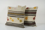 Kilim Kırlent Kılıfı 2'li Set 60 x 60 cm