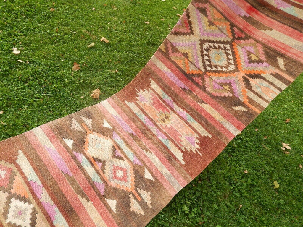 Vintage Kürt Kilim Yolluk 78 x 298 cm