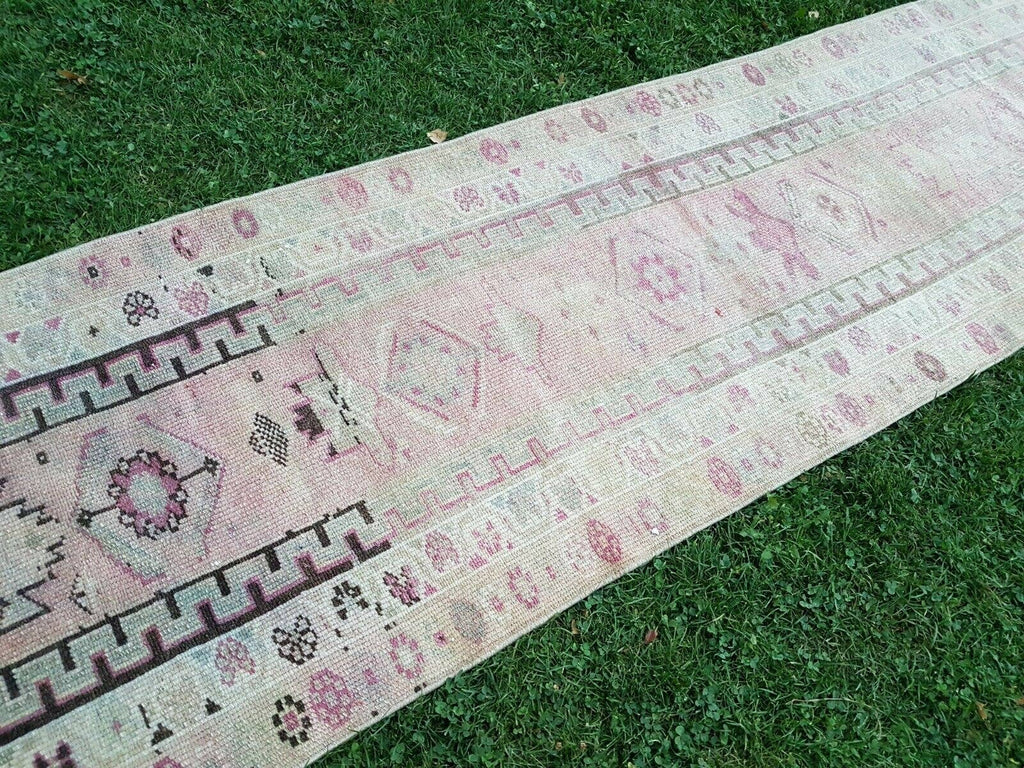 Vintage Kürt Halı Yolluk 85 x 397 cm