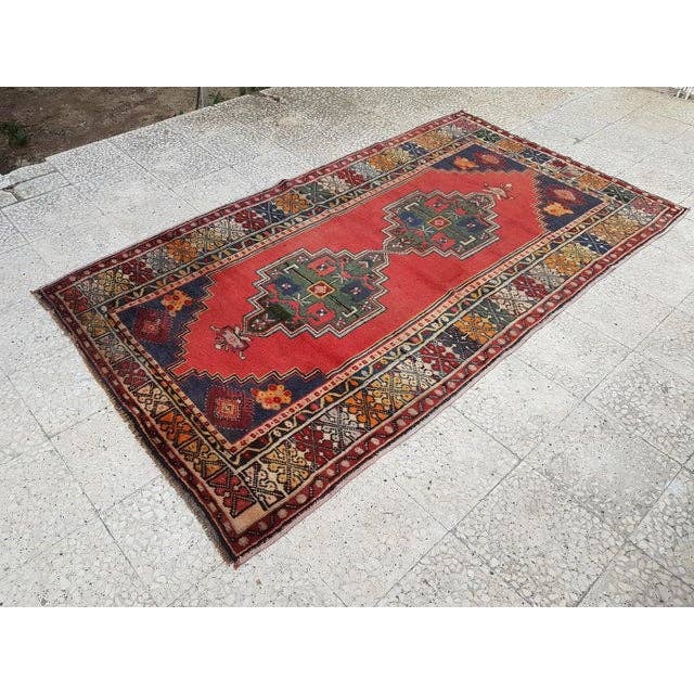 Vintage Türk Halı 130 x 228 cm