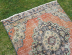 Vintage Türk Halı Yolluk 89 x 391 cm
