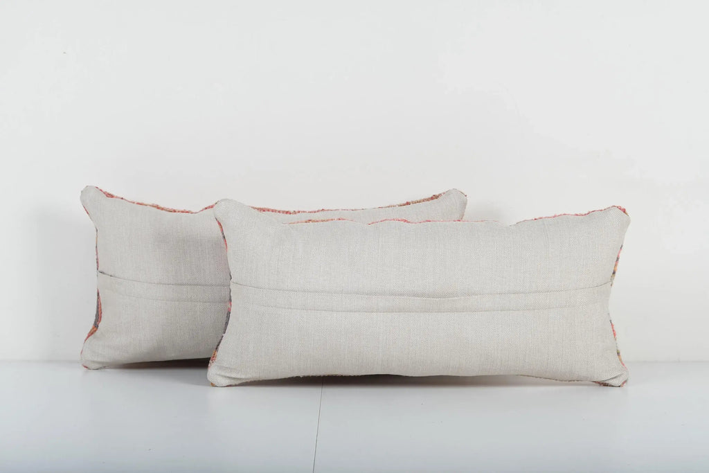 Halı Kırlent Kılıfı 2'li Set 28 x 57 cm