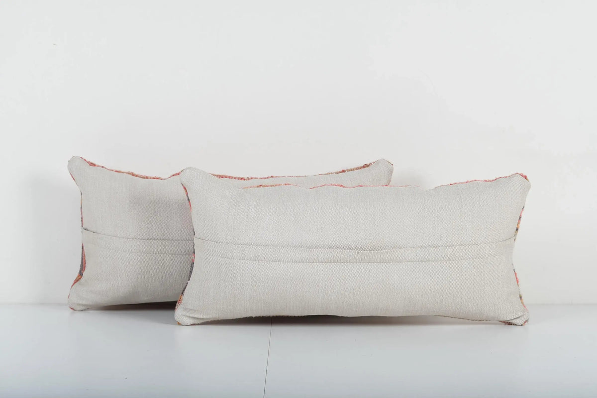 Halı Kırlent Kılıfı 2'li Set 28 x 57 cm