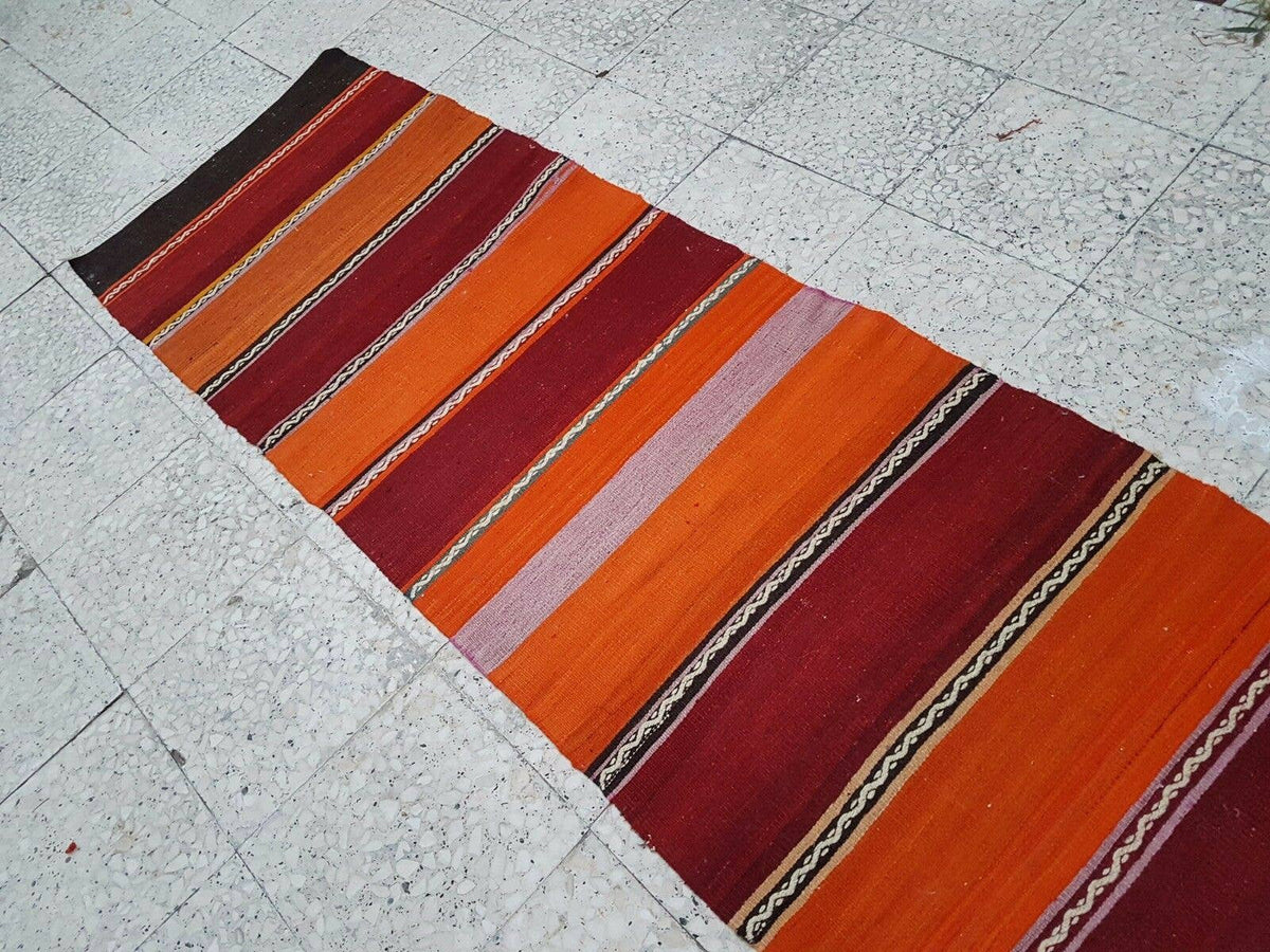 Vintage Kilim Yolluk 69 x 265 cm