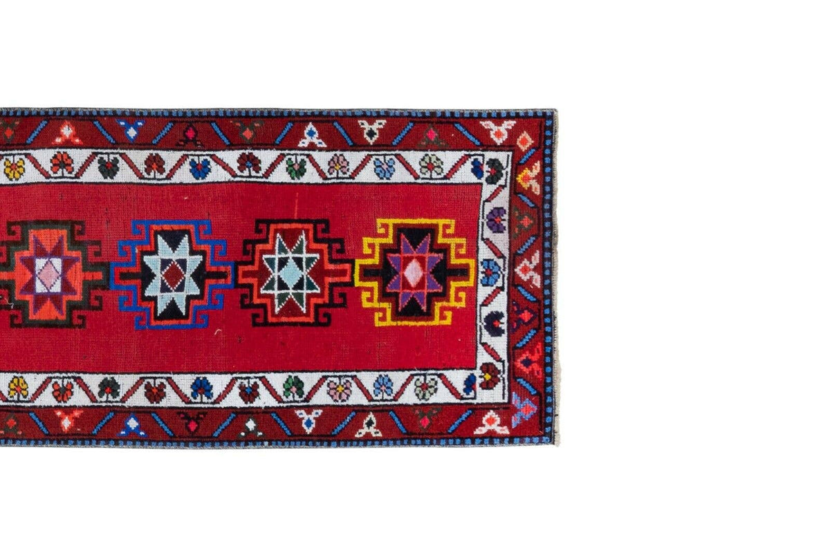 Vintage Herki Halı Yolluk 77 x 375 cm