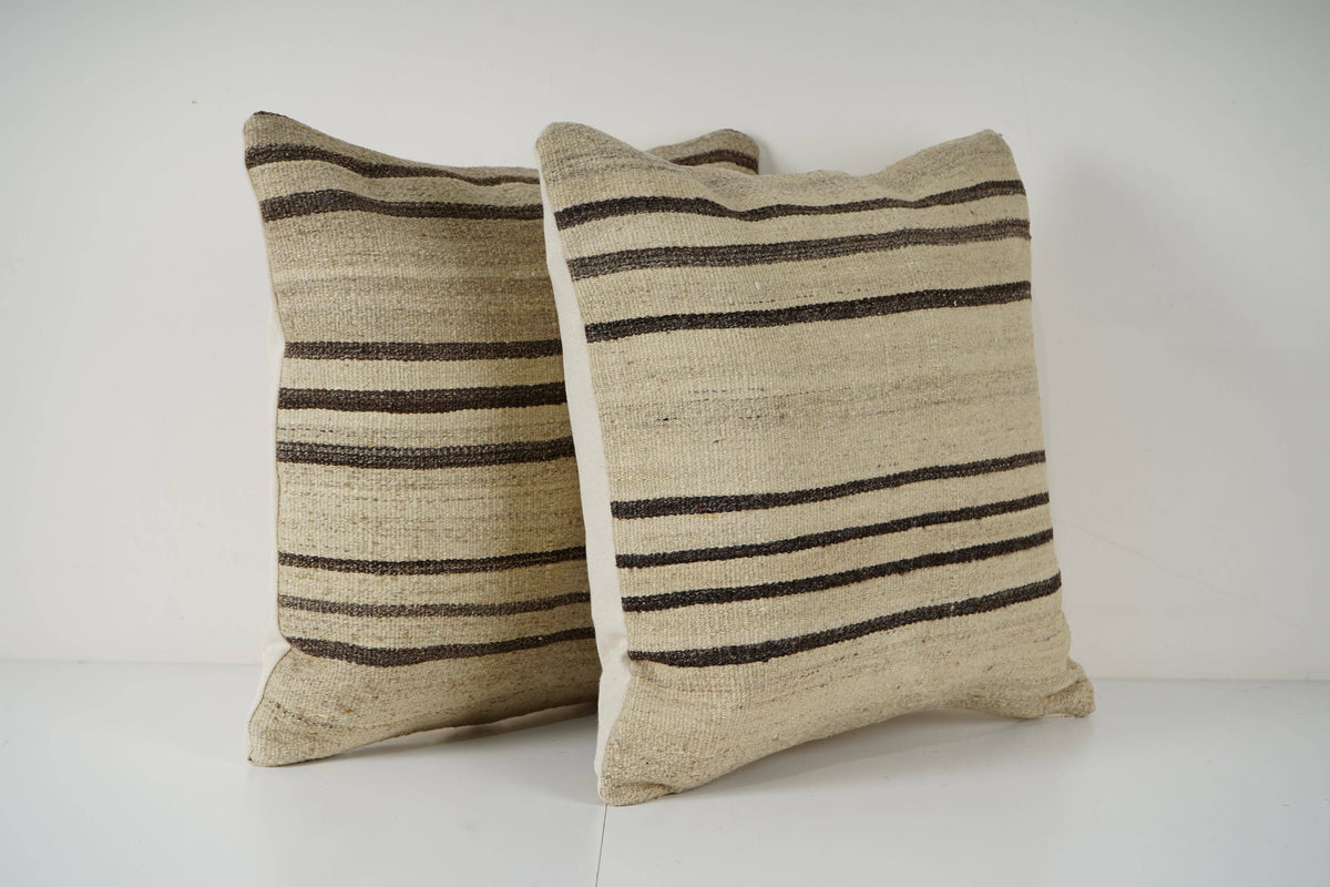 Kilim Kırlent Kılıfı 2'li Set 50 x 50 cm