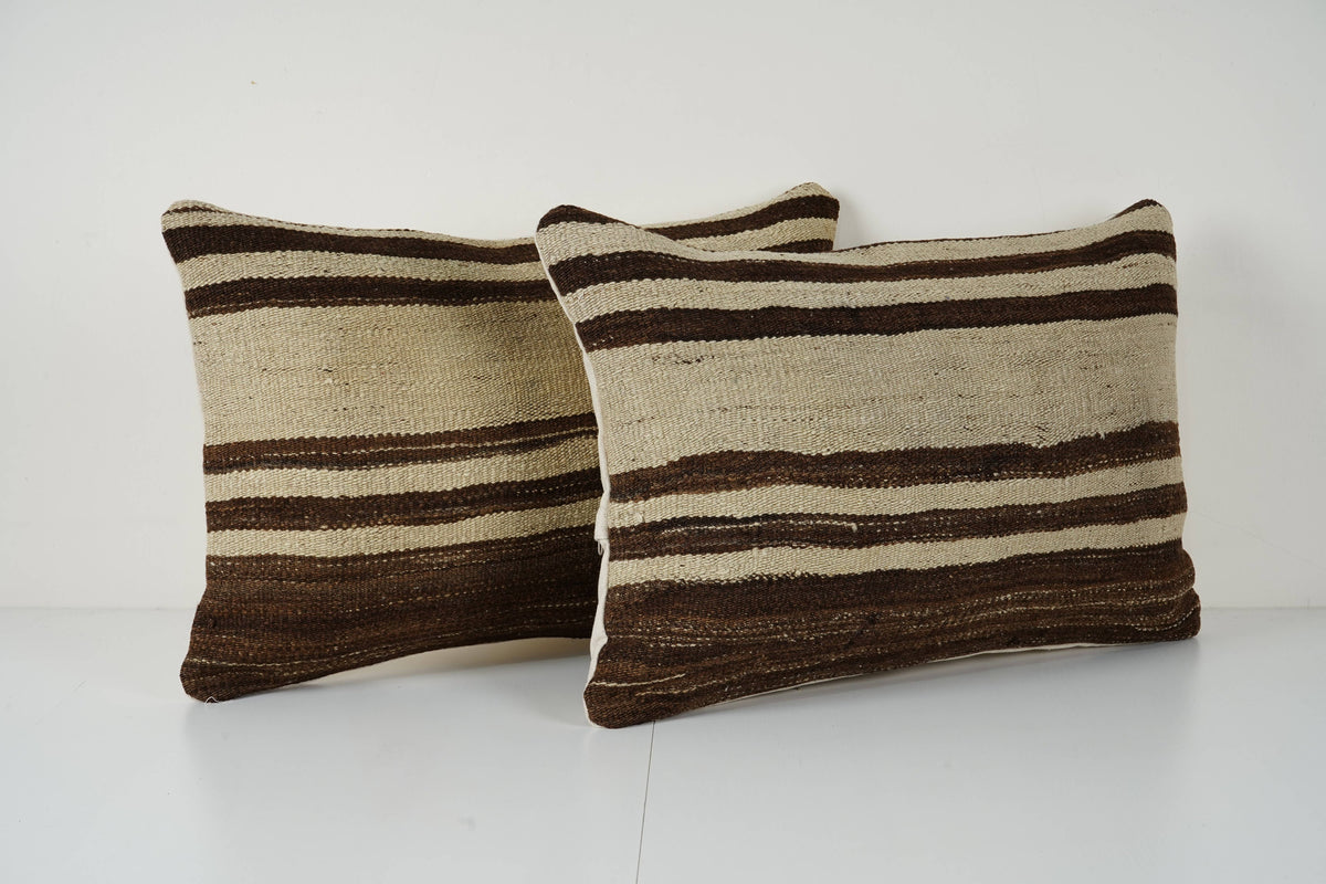 Kilim Kırlent Kılıfı 2'li Set 40 x 60 cm
