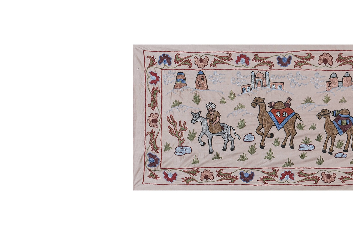 Suzani Duvar Örtüsü 52 x 190 cm