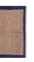 Vintage Türk Damalı Tulu Halı 133 x 181 cm