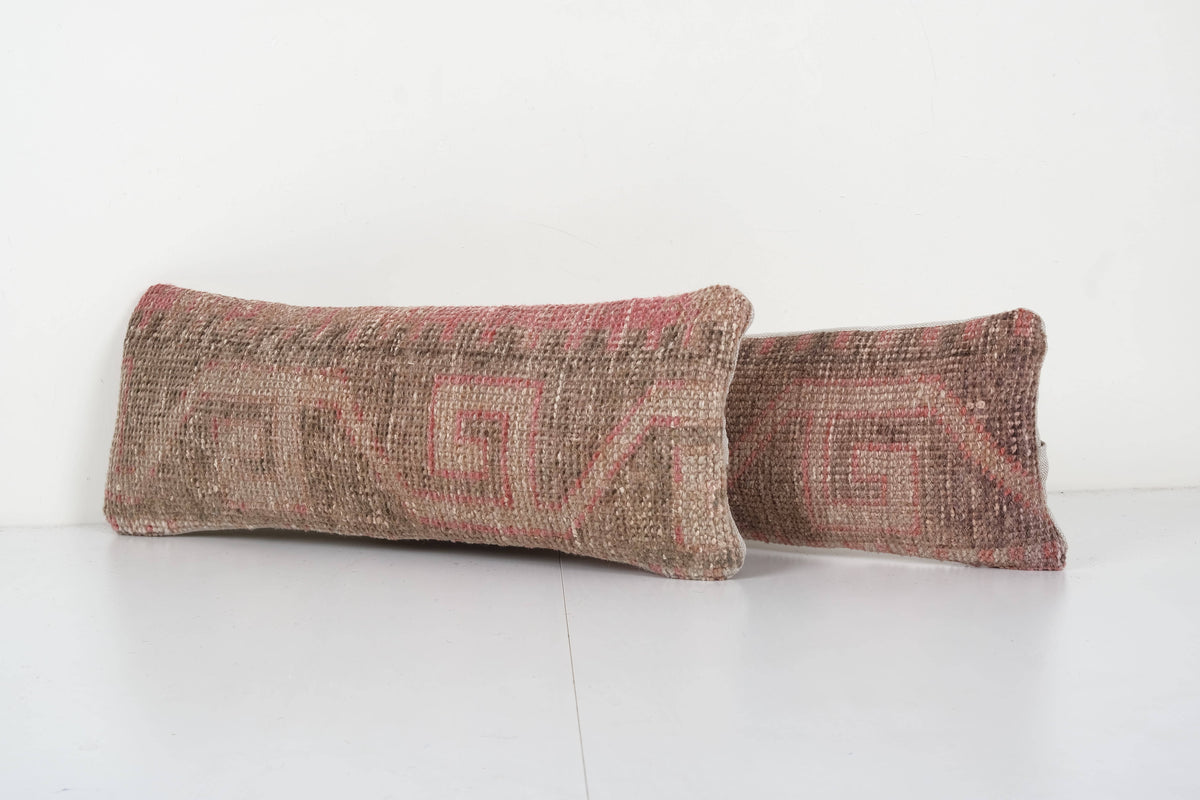 Halı Kırlent Kılıfı 2'li Set 22 x 55 cm