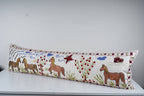 At Desenli Suzani Kırlent Kılıfı 47 x 180 cm