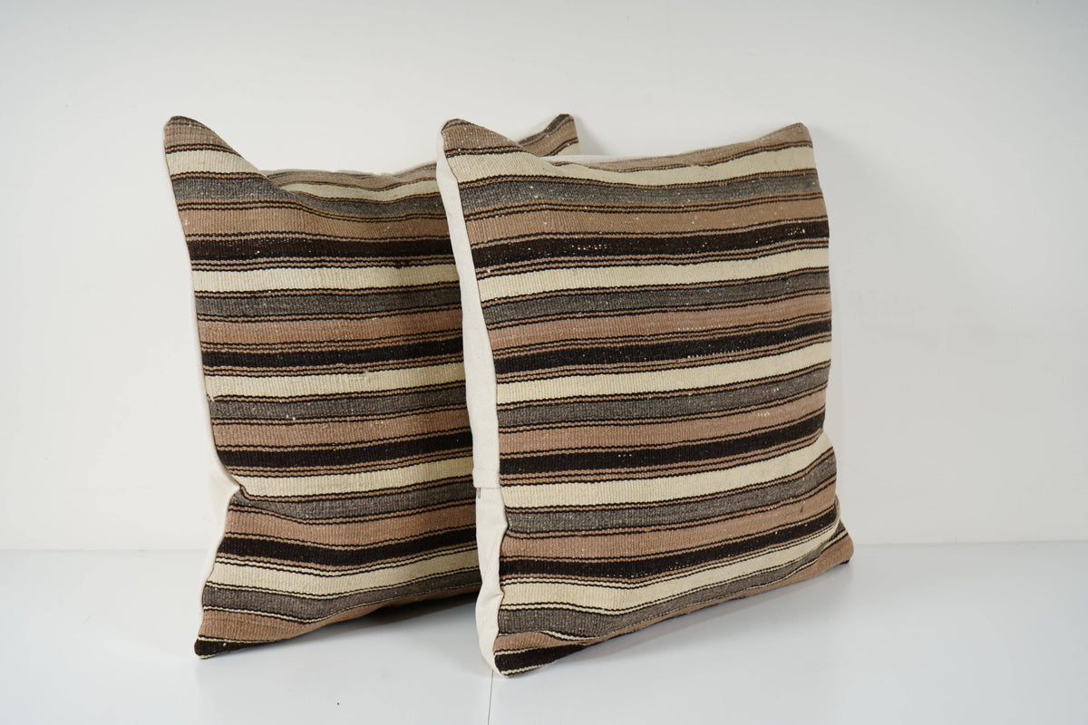 Kilim Kırlent Kılıfı 2'li Set 60 x 60 cm