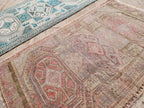Vintage Türk Yastık Halı 2'li Set 55 x 92 cm