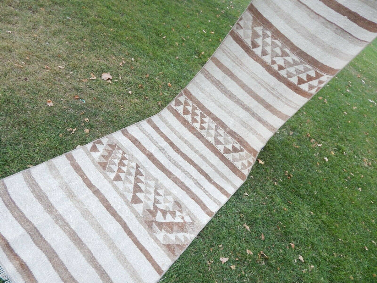 Vintage Herki Kilim Yolluk 84 x 337 cm