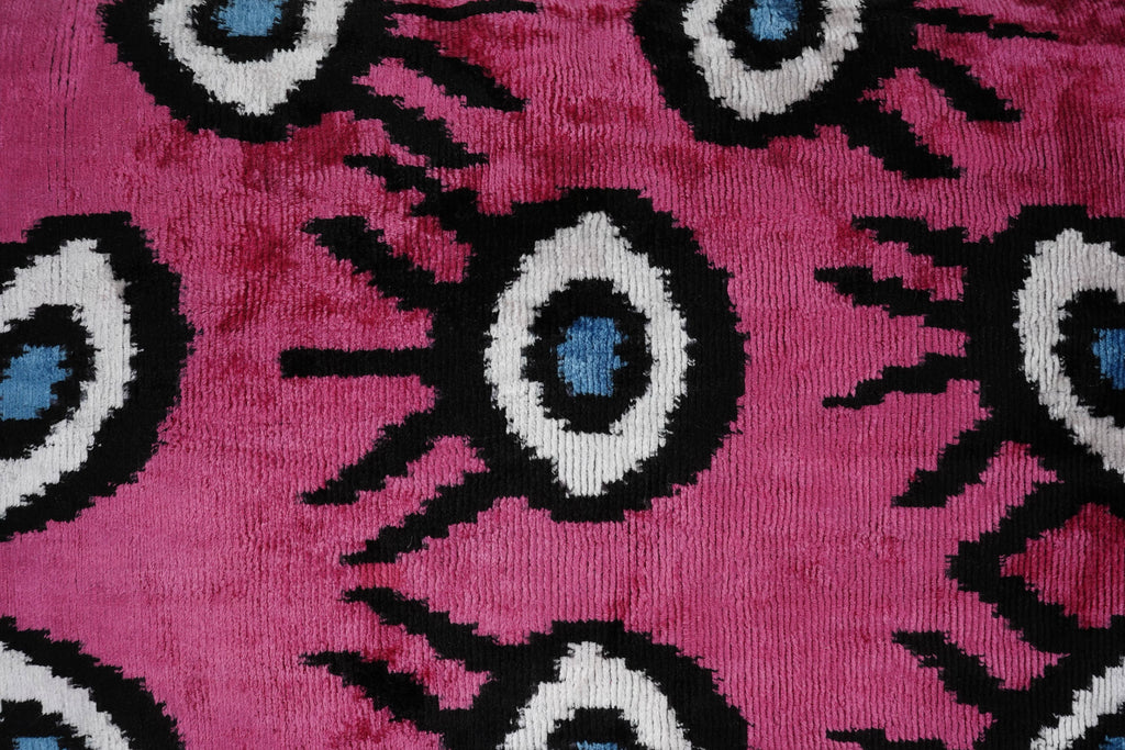 İpek Ikat Kadife Kırlent Kılıfı 2'li Set 40 x 60 cm
