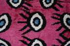 İpek Ikat Kadife Kırlent Kılıfı 2'li Set 40 x 60 cm