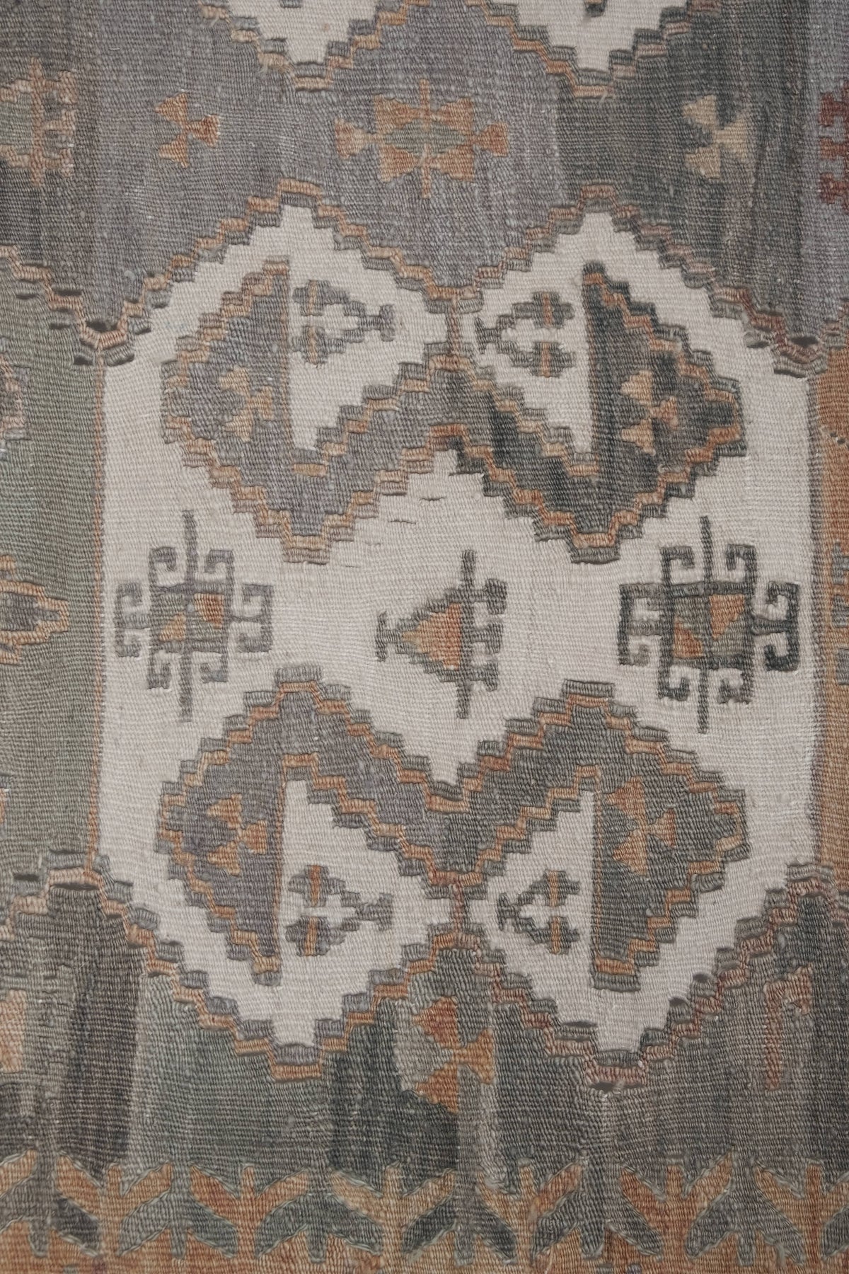 Vintage Kilim Yolluk 123 x 367 cm