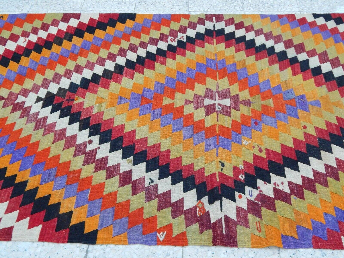 Vintage Türk Halı 126 x 327 cm