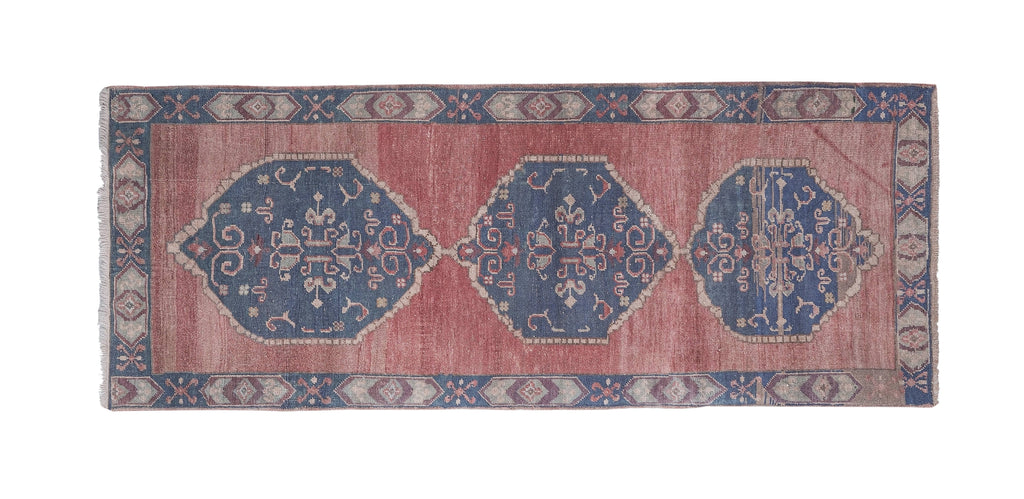 Vintage Türk Halı Yolluk 101 x 262 cm