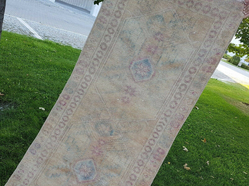 Vintage Herki Halı Yolluk 87 x 370 cm