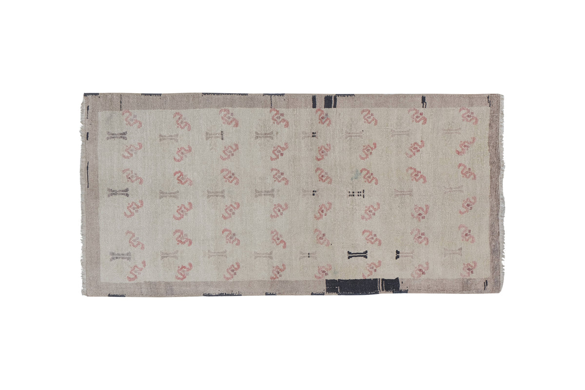 Vintage Uşak Halı 93 x 184 cm