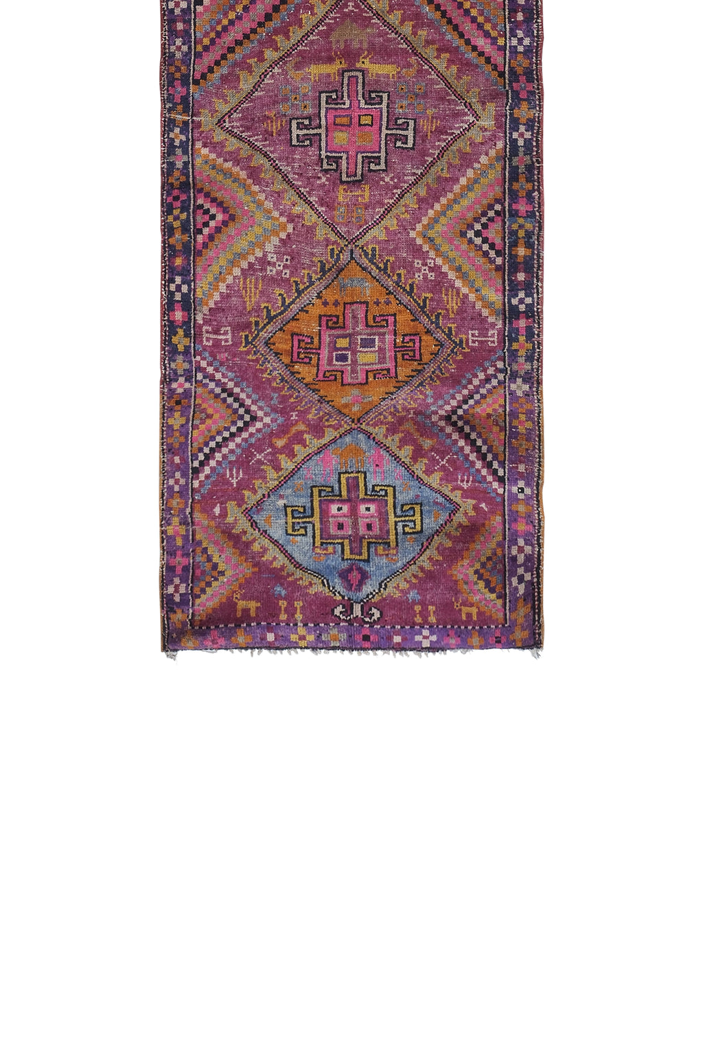 Vintage Herki Halı Yolluk 127 x 370 cm
