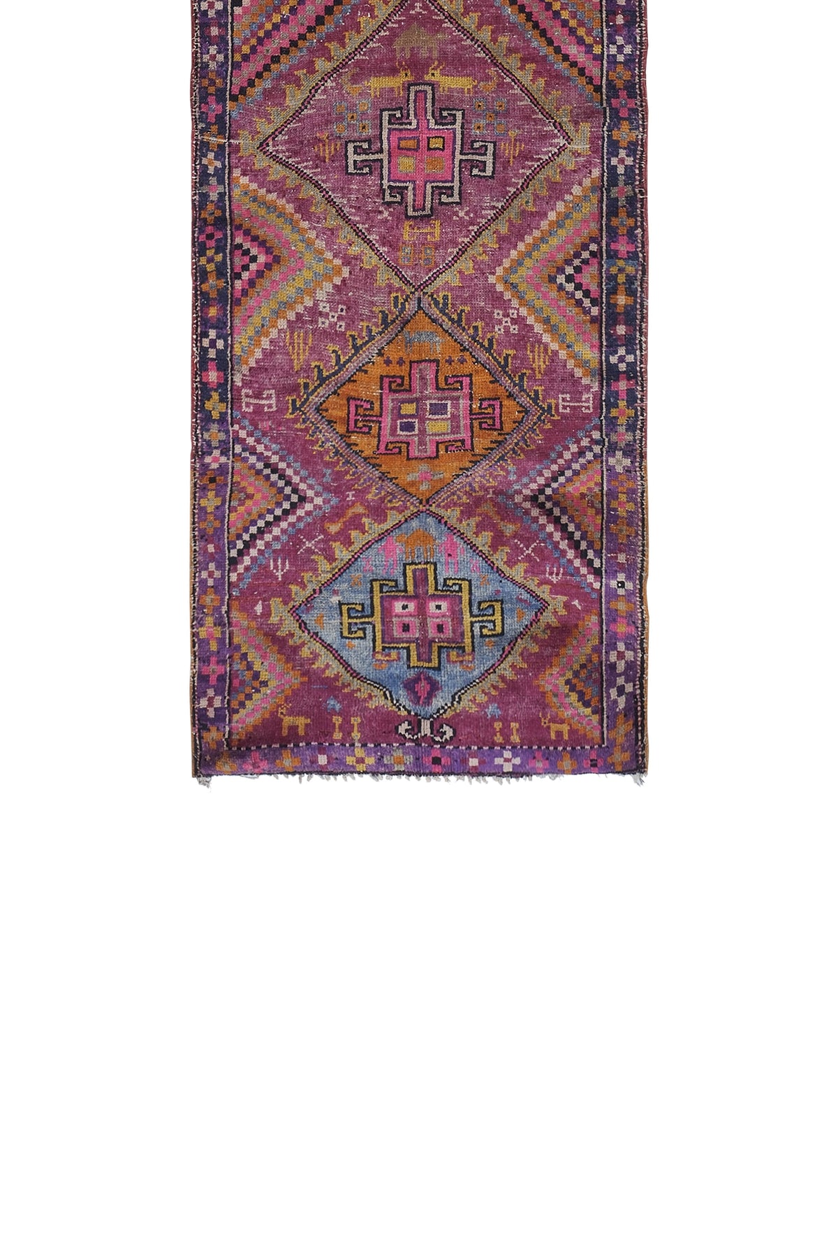 Vintage Herki Halı Yolluk 127 x 370 cm