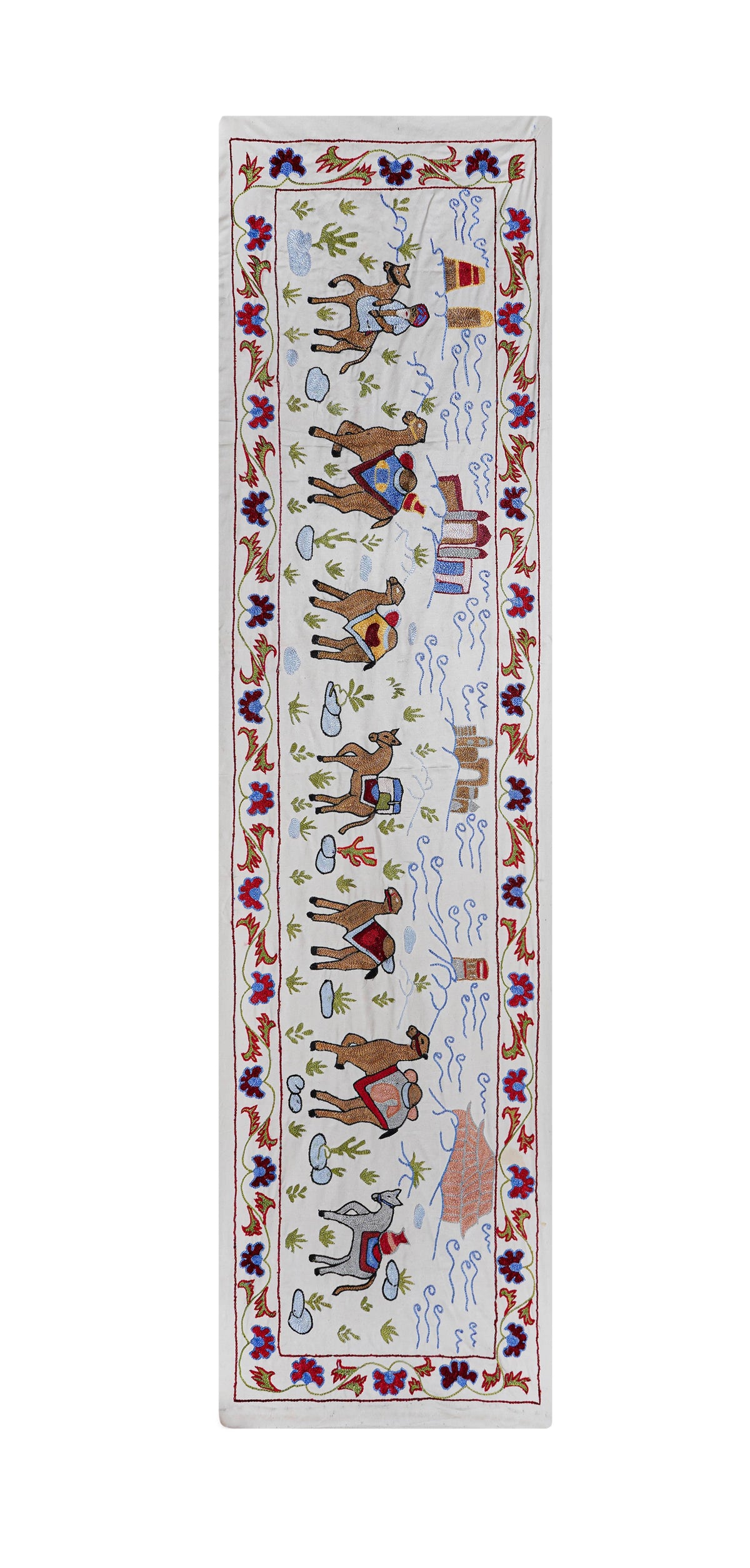 El İşlemesi Suzani Yolluk 51 x 190 cm