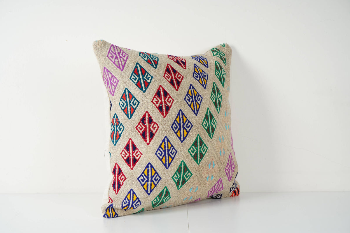 Kilim Kırlent Kılıfı 50 x 50 cm