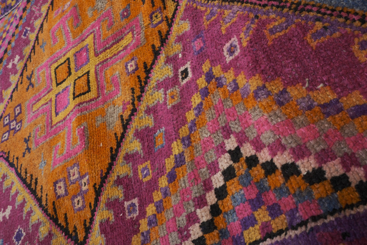 Vintage Herki Halı Yolluk 127 x 370 cm