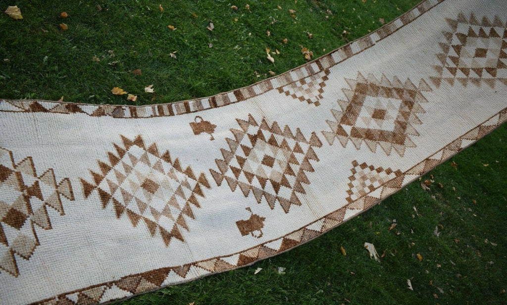 Vintage Herki Halı Yolluk 90 x 404 cm
