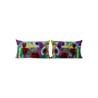 İpek Ikat Kadife Kırlent Kılıfı 2'li Set 40 x 60 cm