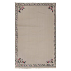 Vintage Aubusson Çiçek Desenli Kilim 160 x 250 cm