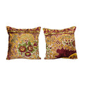 İpek Ikat Kadife Kırlent Kılıfı 2'li Set 50 x 50 cm