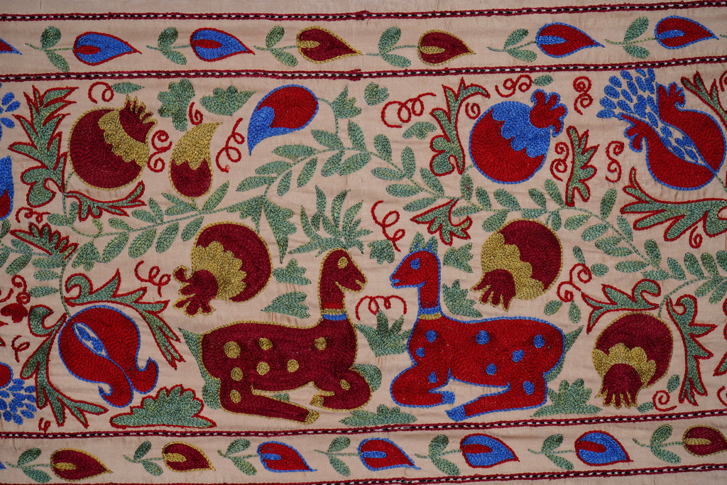 El İşlemesi Suzani Yolluk 53 x 187 cm