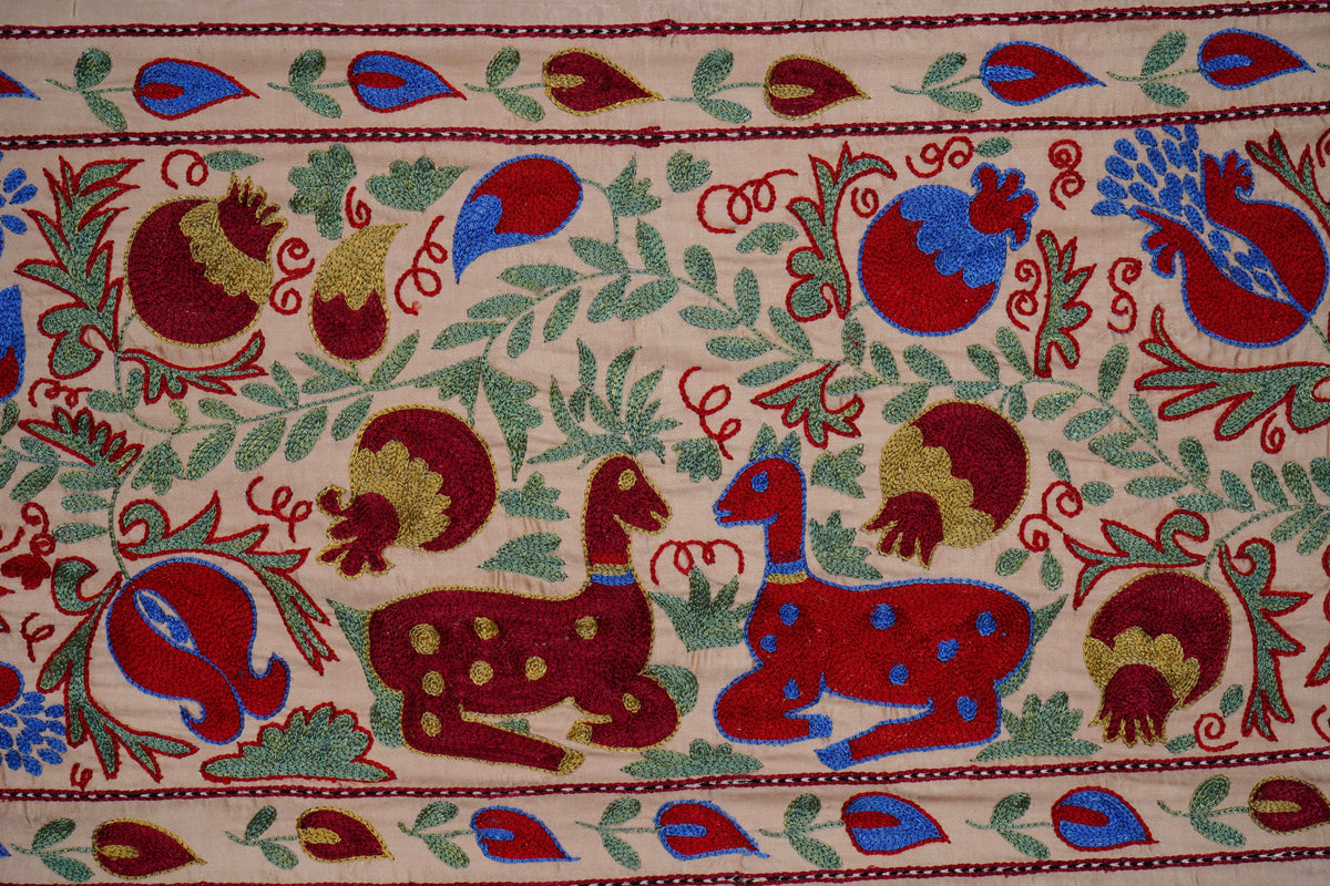 El İşlemesi Suzani Yolluk 53 x 187 cm