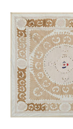 El İşlemesi Suzani Duvar Örtüsü 130 x 136 cm
