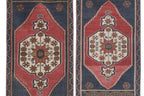 Vintage Türk Yastık Halı 2'li Set 57 x 97 cm