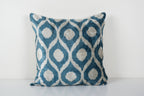 İpek Ikat Kadife Kırlent Kılıfı 58 x 58 cm
