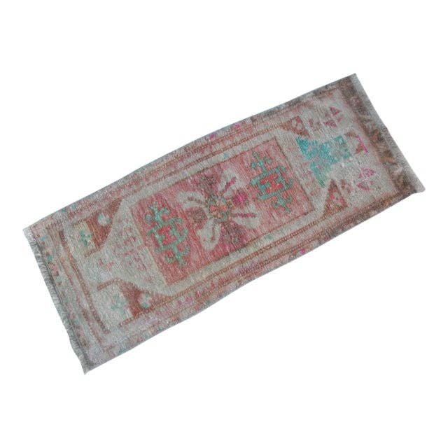 Vintage Türk Halı 42 x 100 cm