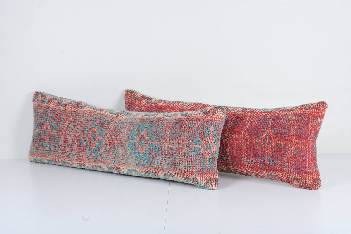 Halı Kırlent Kılıfı 2'li Set 30 x 90 cm