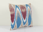 İpek Ikat Kadife Kırlent Kılıfı 31 x 33 cm