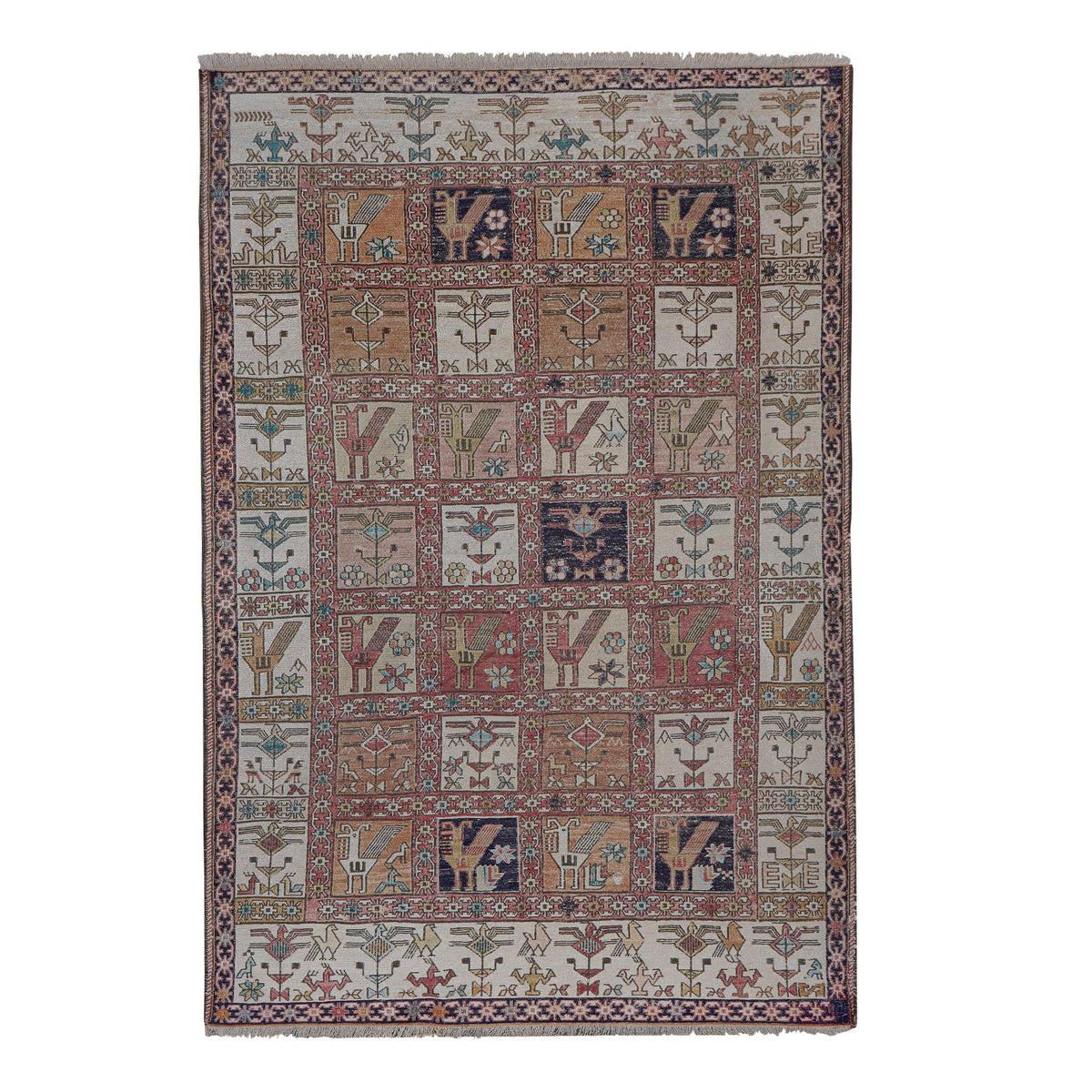 Vintage Sumak Kilim 125 x 177 cm