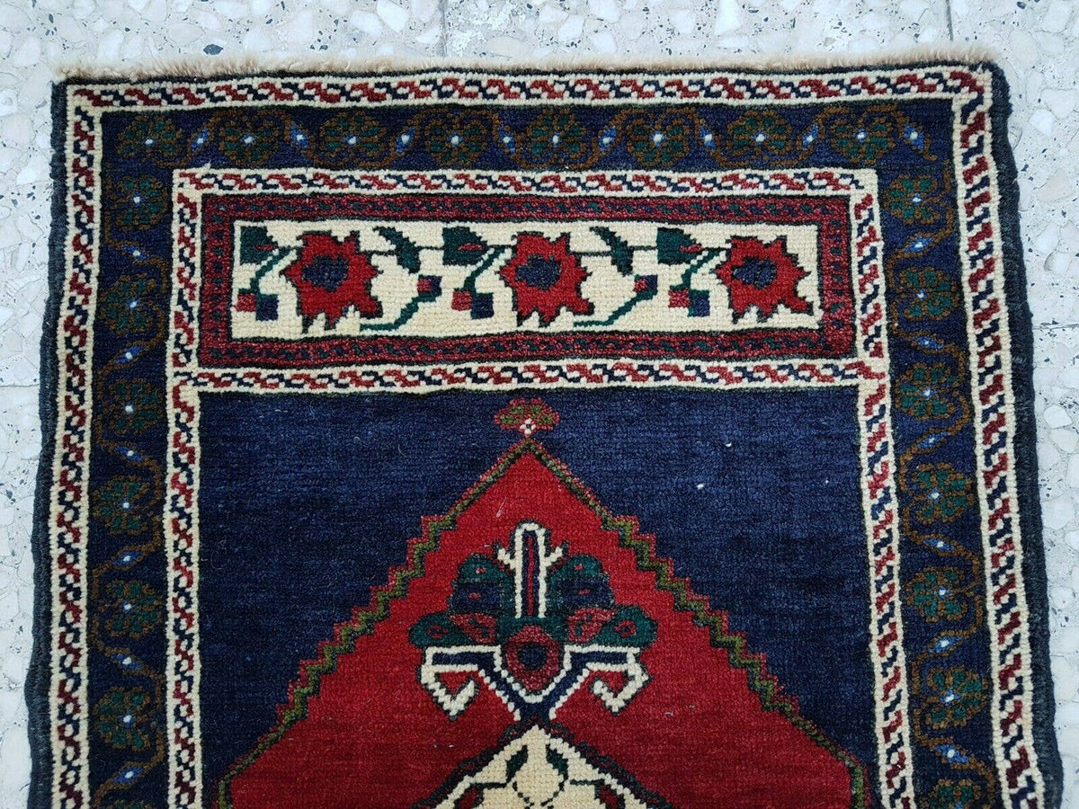 Vintage Yastık Halı 57 x 124 cm