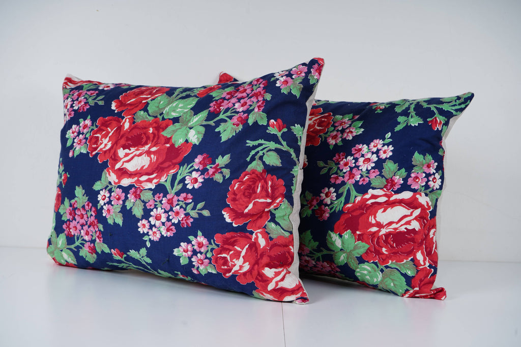Özbek Baskılı Kırlent Kılıfı 2'li Set 40 x 55 cm