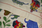 Kuş Desenli Suzani Yolluk 46 x 90 cm