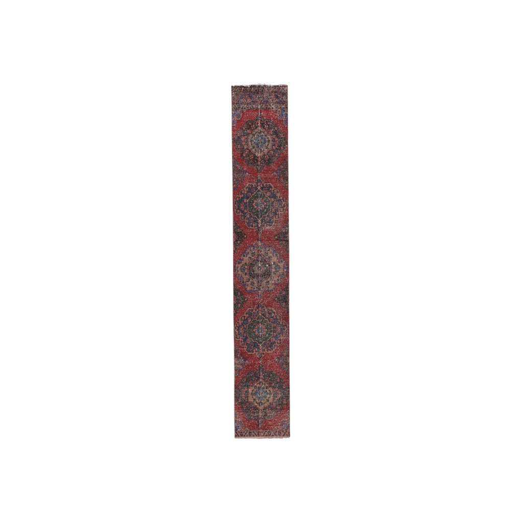 Vintage Türk Halı Yolluk 63 x 370 cm